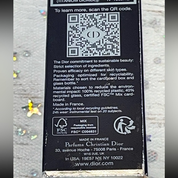 Dior Forever Skin Glow Foundation SPF 15 3.5N Neutral, Exp. 04/25, New In Box - Picture 6 of 6